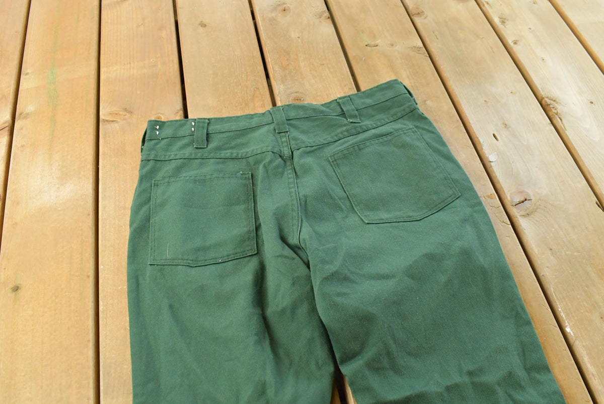 Vintage 1980s Dickies Green Workwear Chino Pants Men's 33 x 29.5 from propervintagecanada
