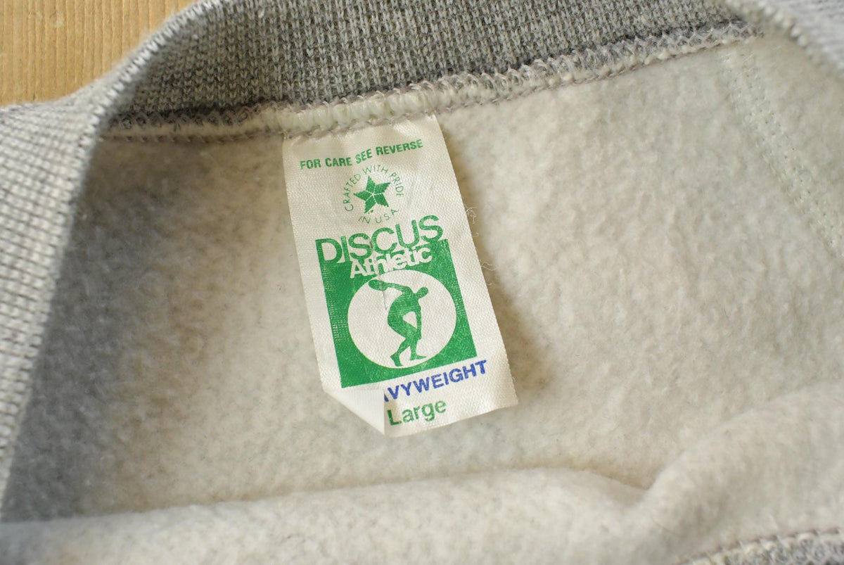 Vintage 1980s Discus Athletic Blank Crewneck Sweatshirt Men's M from propervintagecanada