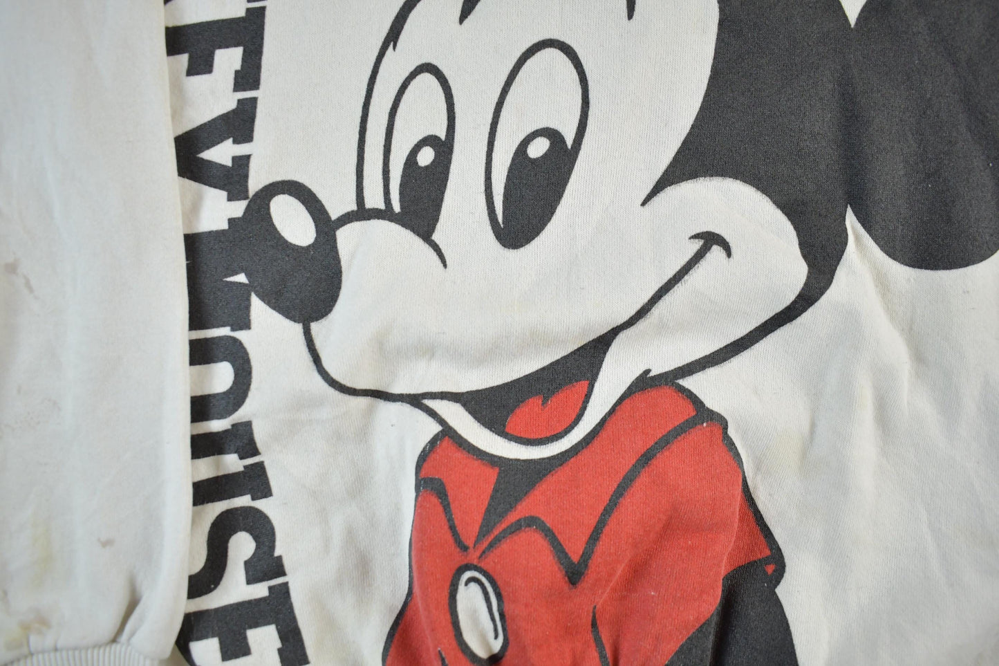 Vintage 1980s Disney Mickey Mouse Crewneck Sweatshirt Men's Small from propervintagecanada
