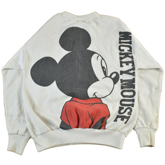 Vintage 1980s Disney Mickey Mouse Crewneck Sweatshirt Men's Small