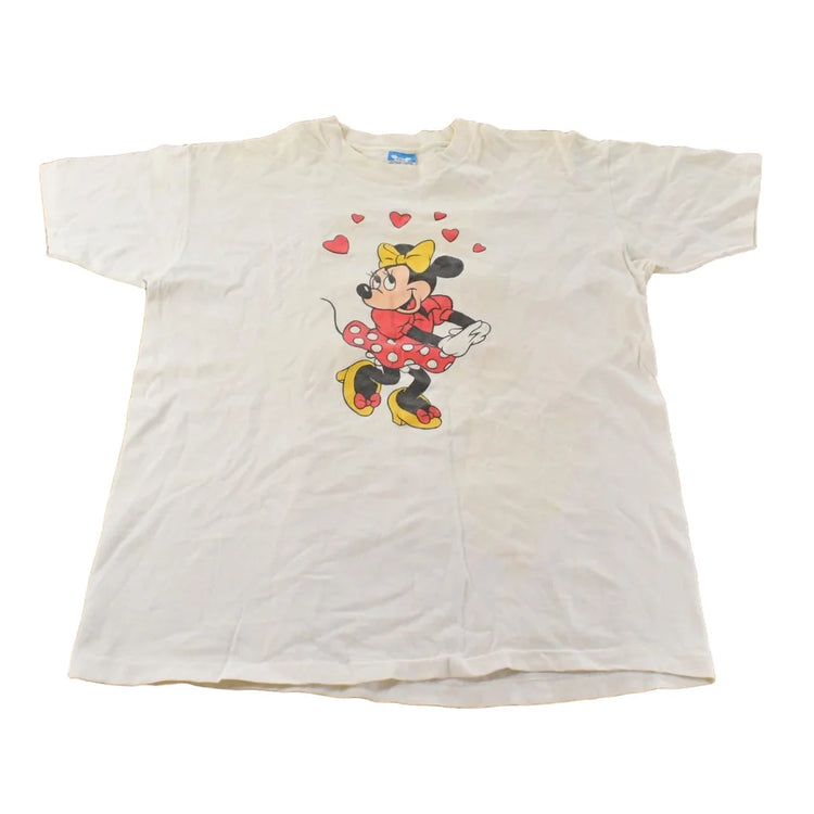 Vintage 1980s Disney Minnie Mouse Graphic T-Shirt Men's Large from propervintagecanada