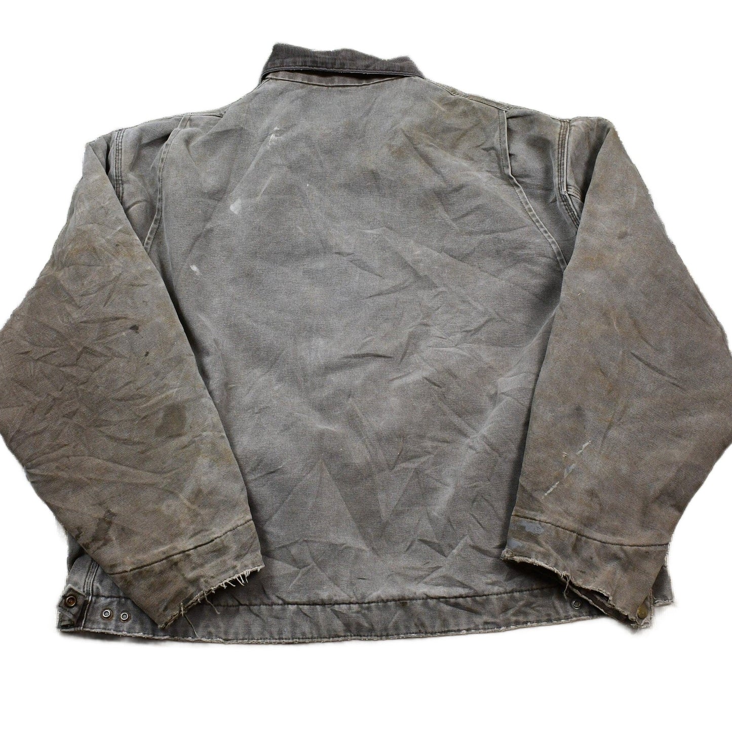 Vintage 1980s Distressed Carhartt Blanket Lined Detroit Jacket Men's 2XL from propervintagecanada