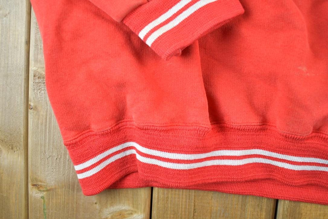 Vintage 1980s Dodger Blank Red Souvenir Crewneck Sweatshirt Made In USA Men's 2XL from propervintagecanada