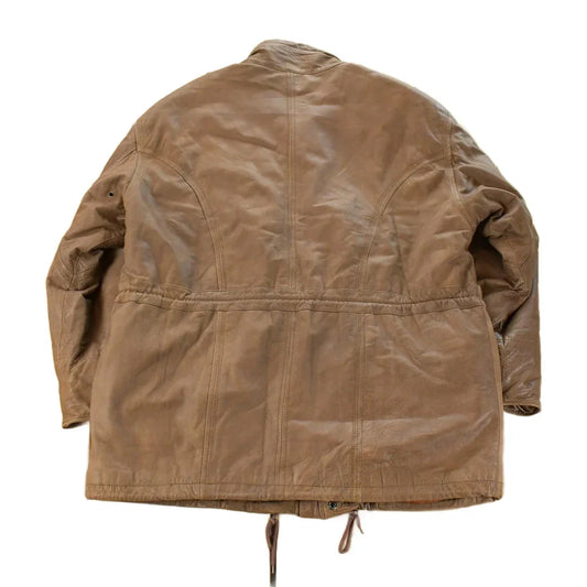 Vintage 1980s Don Camillo Leather Jacket Men's XL / Fall Outerwear / Leather Coat / Winter Outerwear / Streetwear Fashion from propervintagecanada