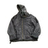Vintage 1980s Dona Black Leather Hooded Flight Jacket Men&