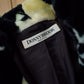 Vintage 1980s Donny Brook Abstract Art Face Graphic Over Coat Men's Large from propervintagecanada