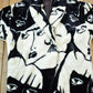 Vintage 1980s Donny Brook Abstract Art Face Graphic Over Coat Men's Large from propervintagecanada