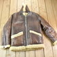 Vintage 1980s Douglas Authentic Shearling Bomber Aviation Jacket Men's Small from propervintagecanada
