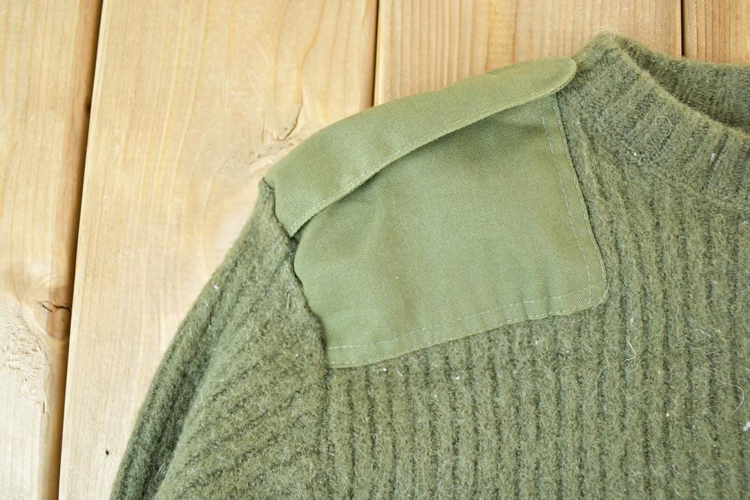 Vintage 1980s DSCP Wool Knit Army Sweater Mens 2XS Men's 2XL from propervintagecanada