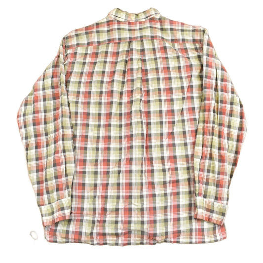 Vintage 1980s Dutch Maid Plaid Button Up Shirt Men's Medium from propervintagecanada