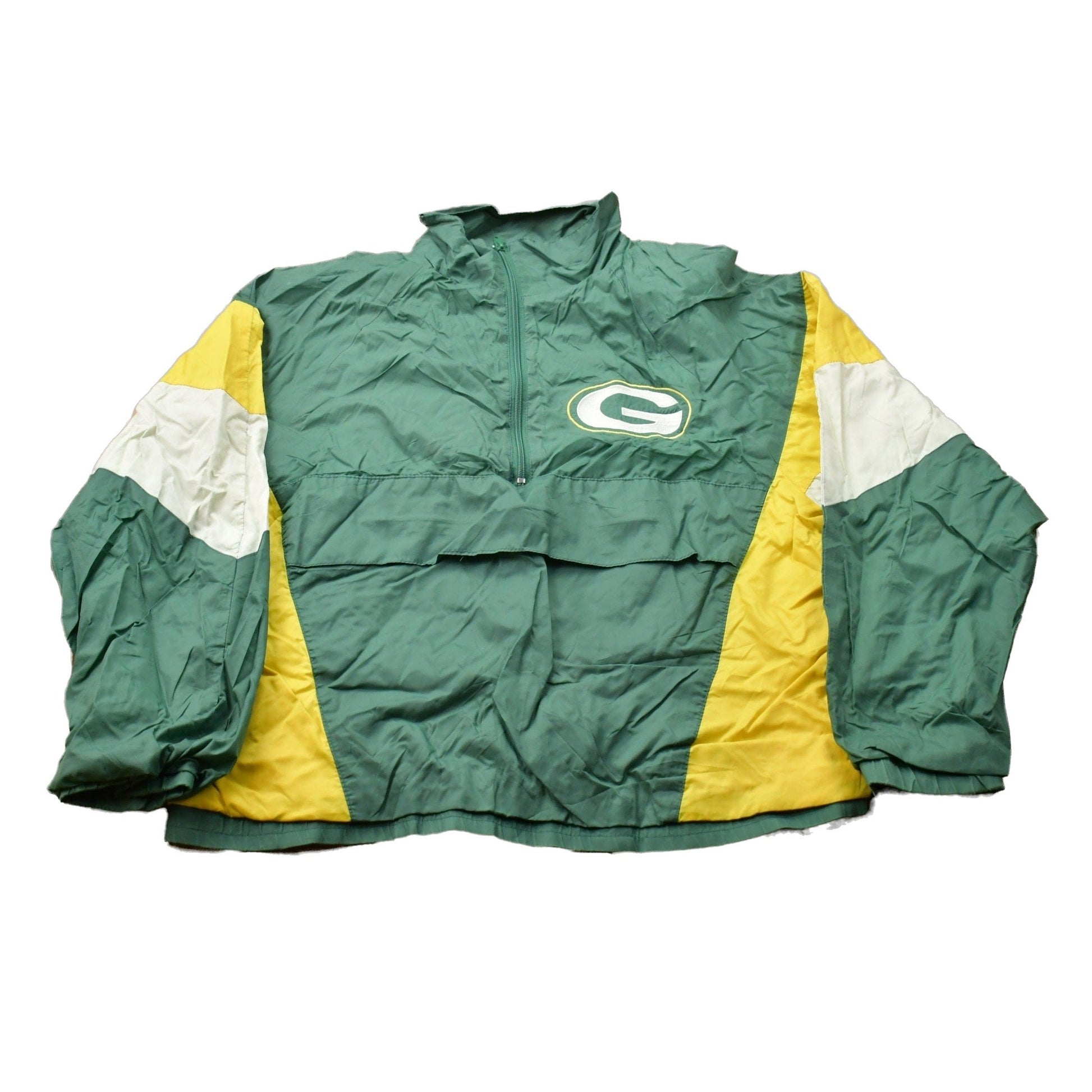 Vintage 1980s East Bay Green Bay Packers NFL Windbreaker Men's Medium from propervintagecanada