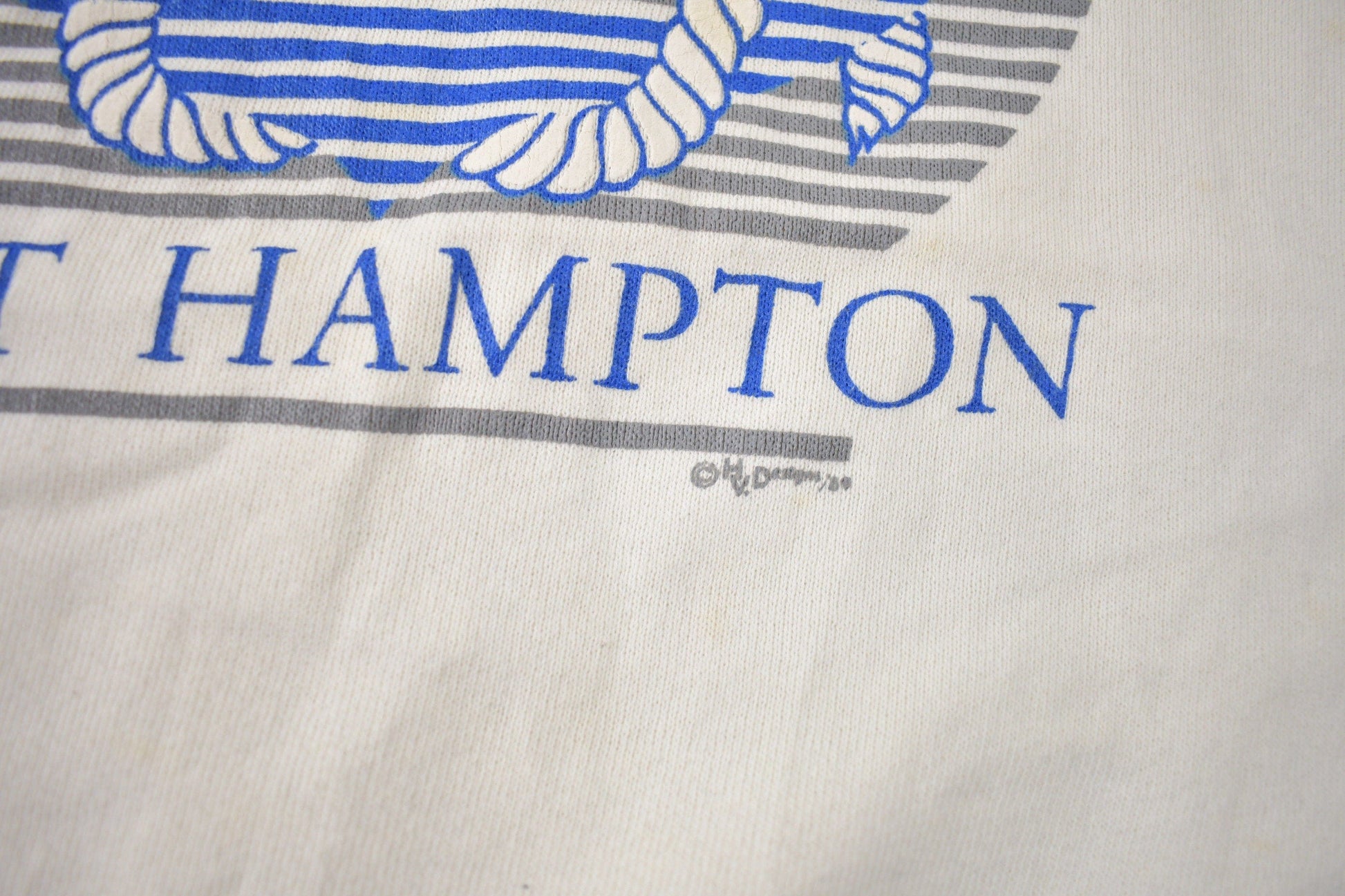 Vintage 1980s East Hampton Crewneck Men's Small from propervintagecanada