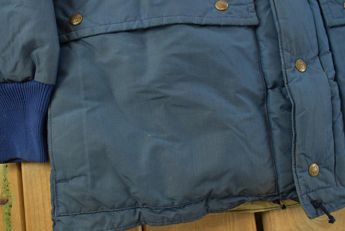 Vintage 1980s Eddie Bauer Goose Down Hooded Parka Puffer Jacket Men's XL / Outdoors / Outdoorsman / Outerwear / 80s Streetwear from propervintagecanada