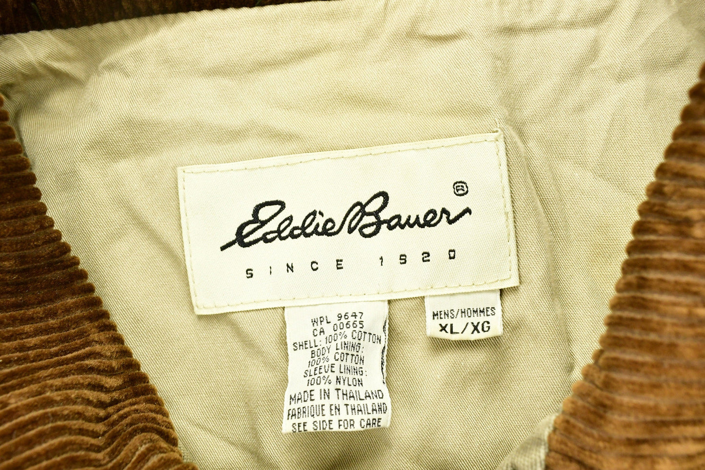 Vintage 1980s Eddie Bauer Hunting Jacket Men's 2XL from propervintagecanada