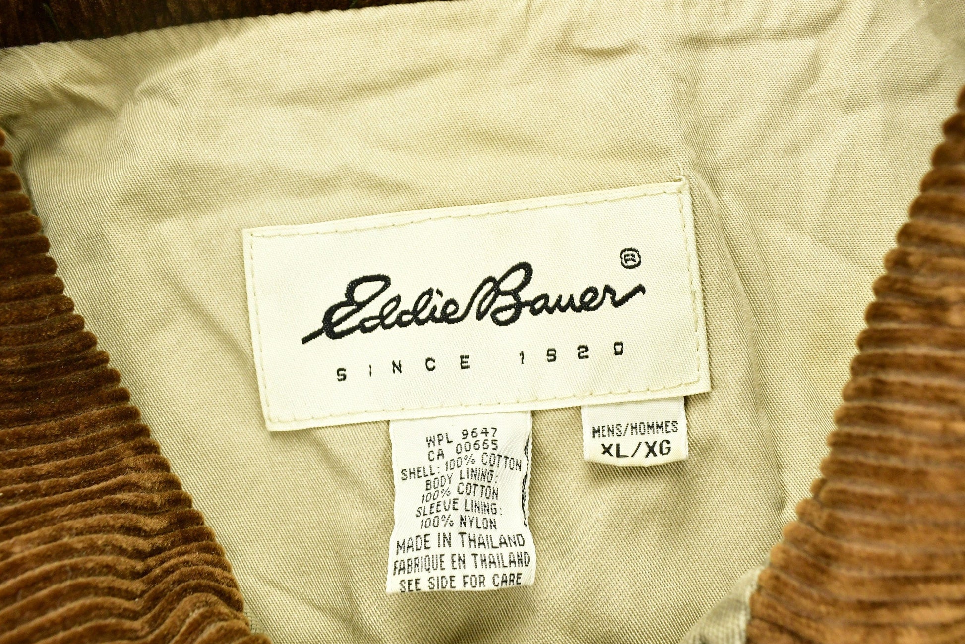 Vintage 1980s Eddie Bauer Hunting Jacket Men's 2XL from propervintagecanada
