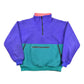 Vintage 1980s Eddie Bauer Quarter Zip Fleece Sweater Men's Medium from propervintagecanada