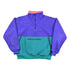 Vintage 1980s Eddie Bauer Quarter Zip Fleece Sweater Men&