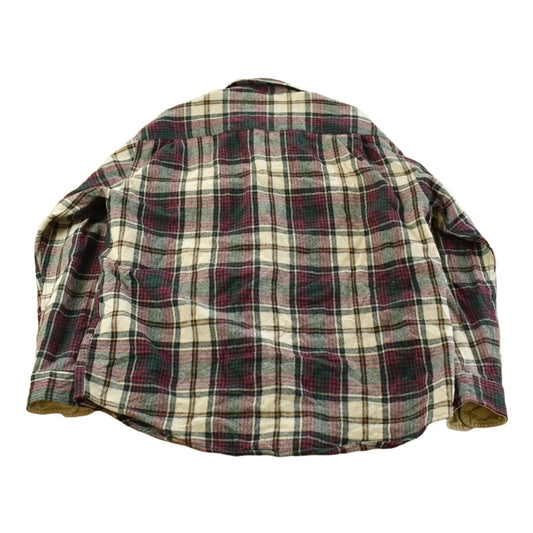 Vintage 1980s Eddie Bauer Wool Flannel Button Up Shirt Men's Large from propervintagecanada