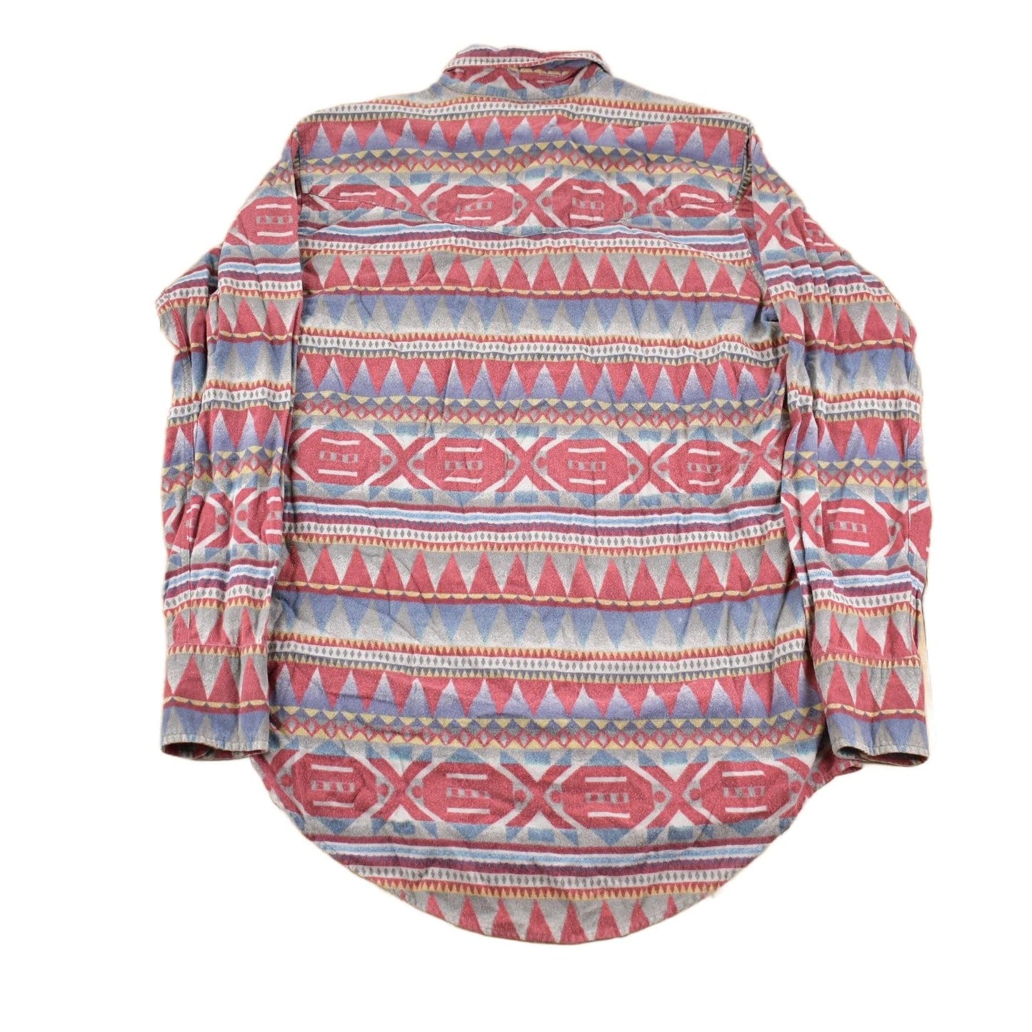 Vintage 1980s Ely Cattleman South Western Style Button Up Rodeo Aztec Shirt Men's Large from propervintagecanada