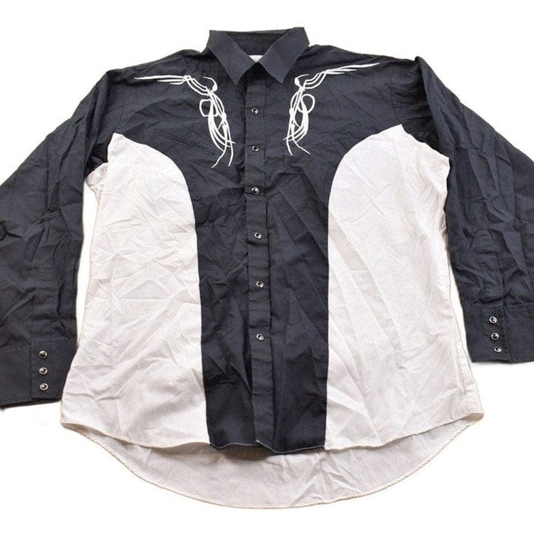 Vintage 1980s Ely Cattleman Western Button Up Shirt Men's Large from propervintagecanada
