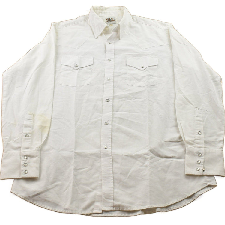 Vintage 1980s Ely Cottleman Western Button Up Shirt Men's Large from propervintagecanada