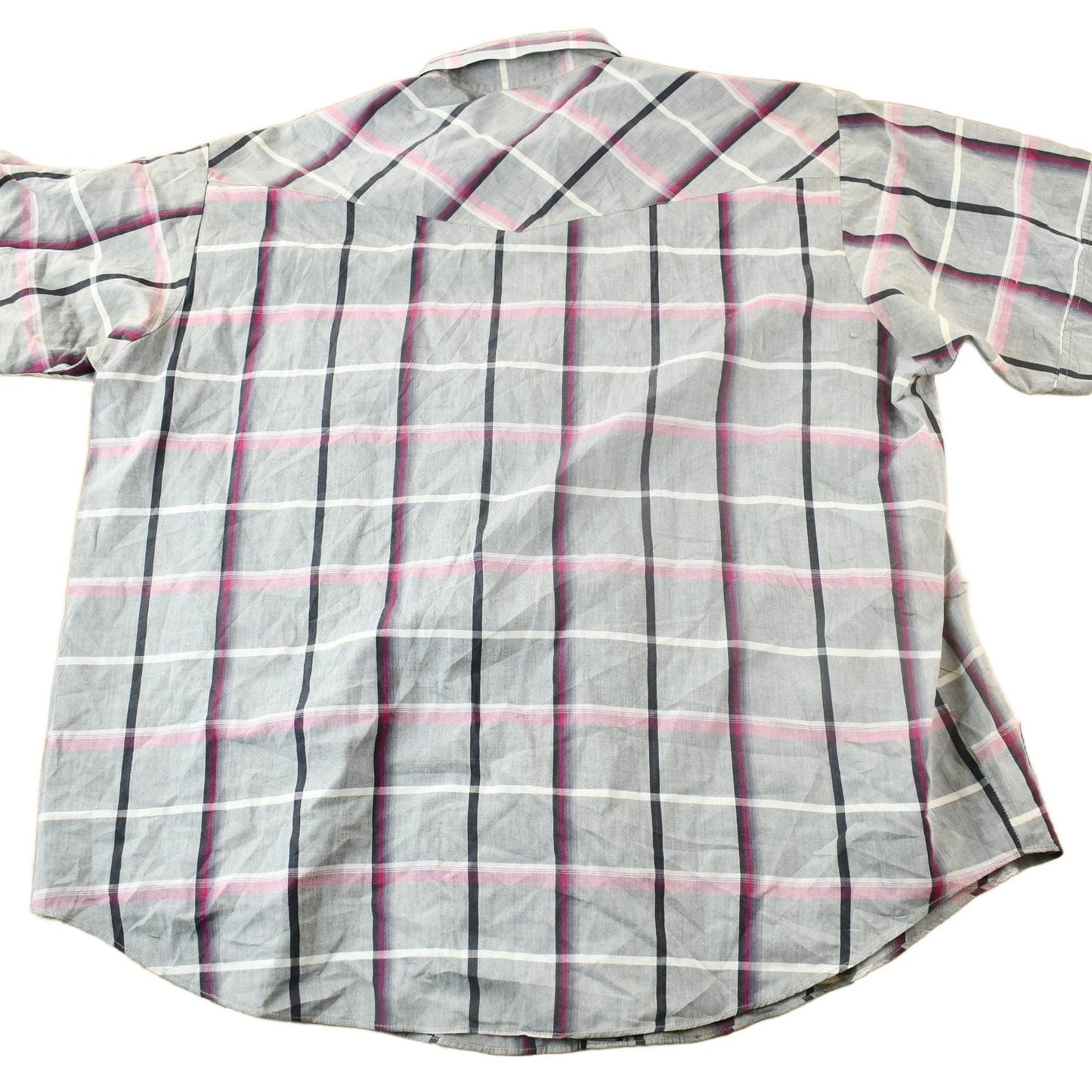 Vintage 1980s Ely Plains Western Cowboy Style Plaid Button Up Shirt Men's Large from propervintagecanada