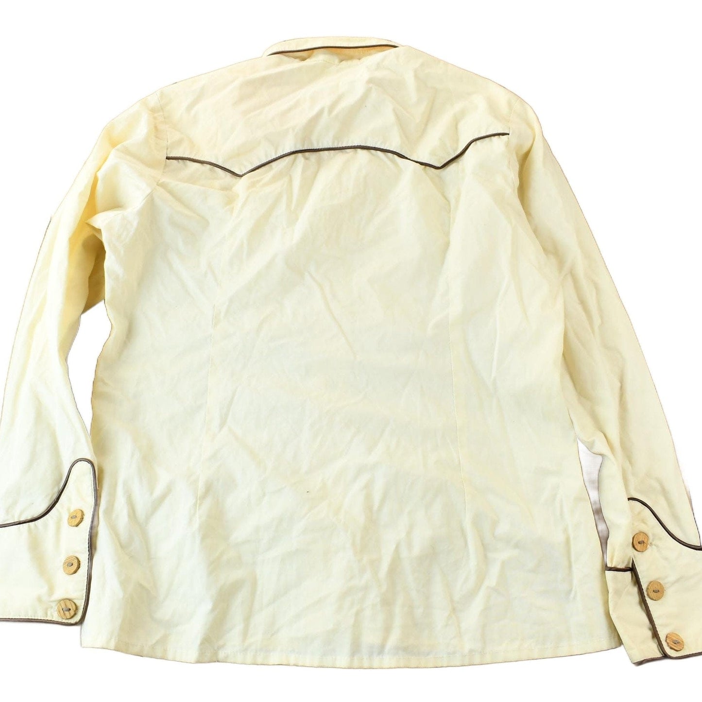 Vintage 1980s Embroidered Eagle Western Style Bib Front Button Up Shirt Men's Large from propervintagecanada