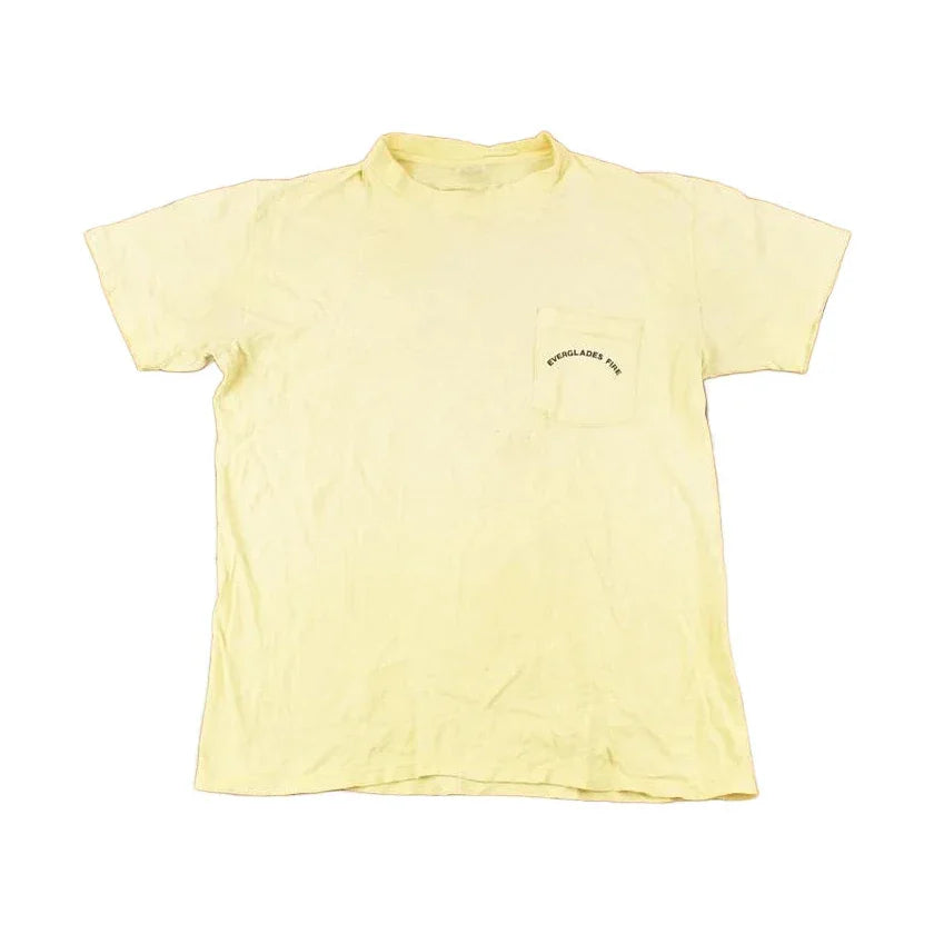 Vintage 1980s Everglades Fire Management Souvenir Pocket T-Shirt Men's M from propervintagecanada