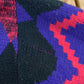 Vintage 1980s Express Knitted Abstract Cardigan Sweater Jacket Men's Medium from propervintagecanada