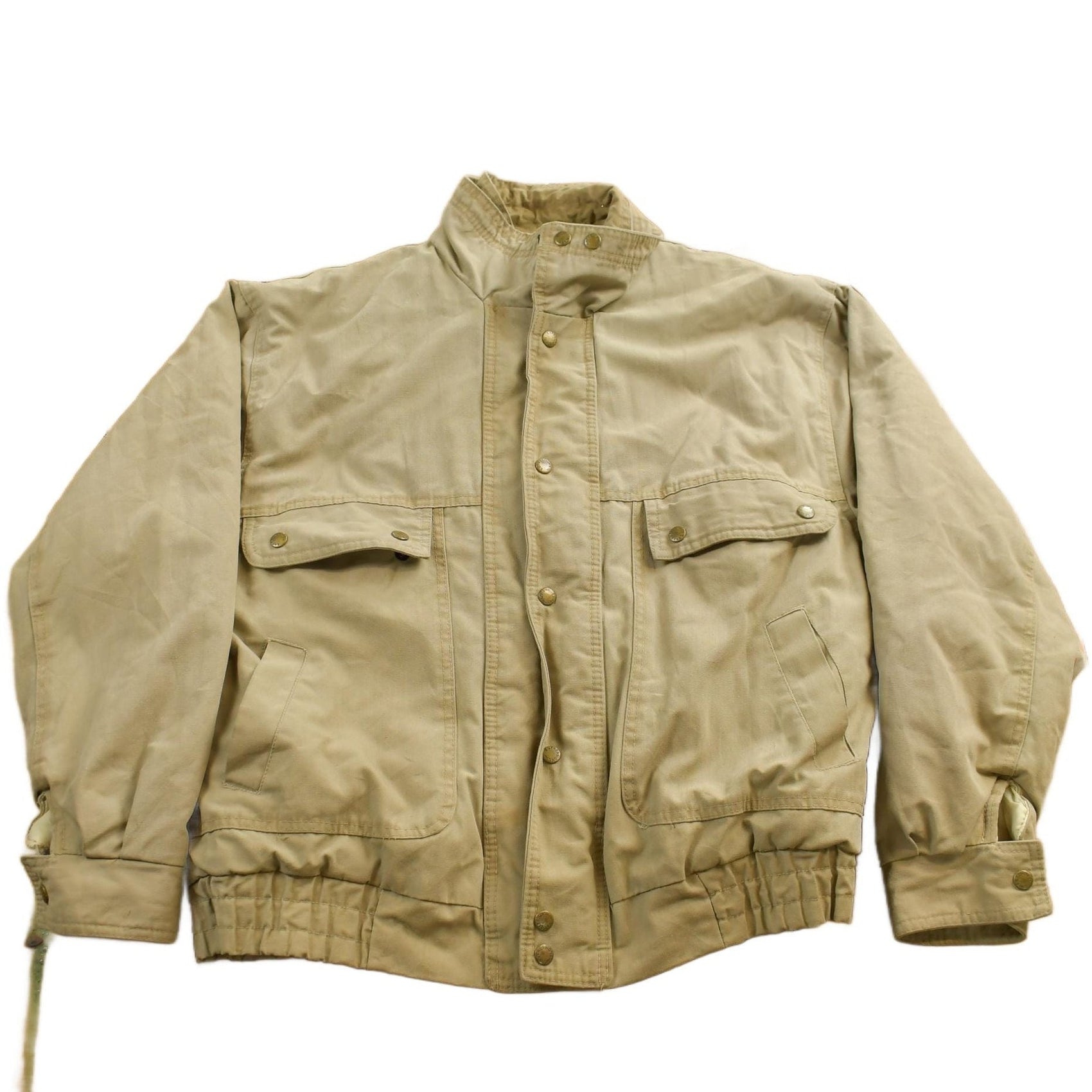 Vintage 1980s Expressions Corduroy Bomber Jacket Men's Large from propervintagecanada