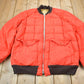 Vintage 1980s Falcon Brand Woods Reversible Goose Down Bomber Jacket Made In Canada Men's Large from propervintagecanada