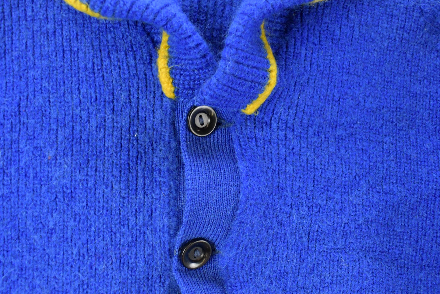 Vintage 1980s Falconbridge Curling Club Knit Cardigan Sweater Youth Large from propervintagecanada