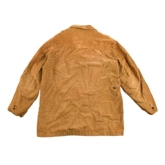 Vintage 1980s Faux Suede Jacket Men's 2XL from propervintagecanada