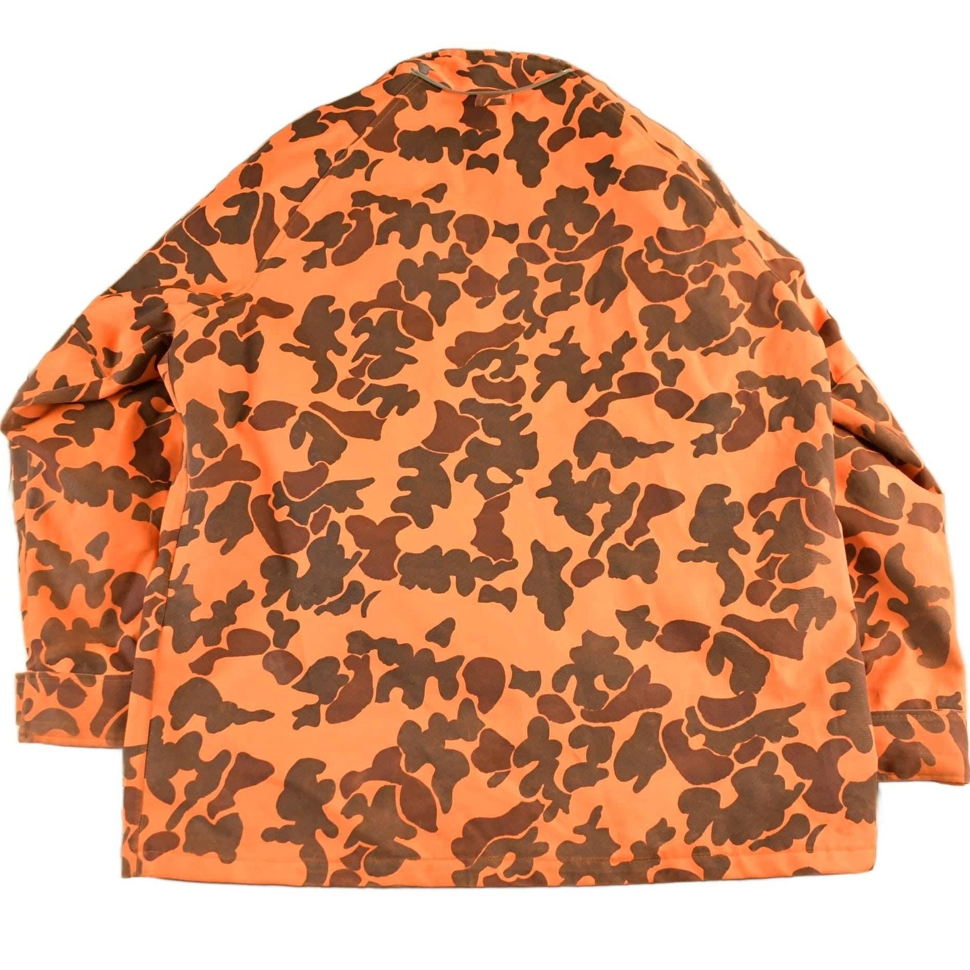 Vintage 1980s Fieldline Goretex Orange Camo Parka Jacket Men's XL from propervintagecanada