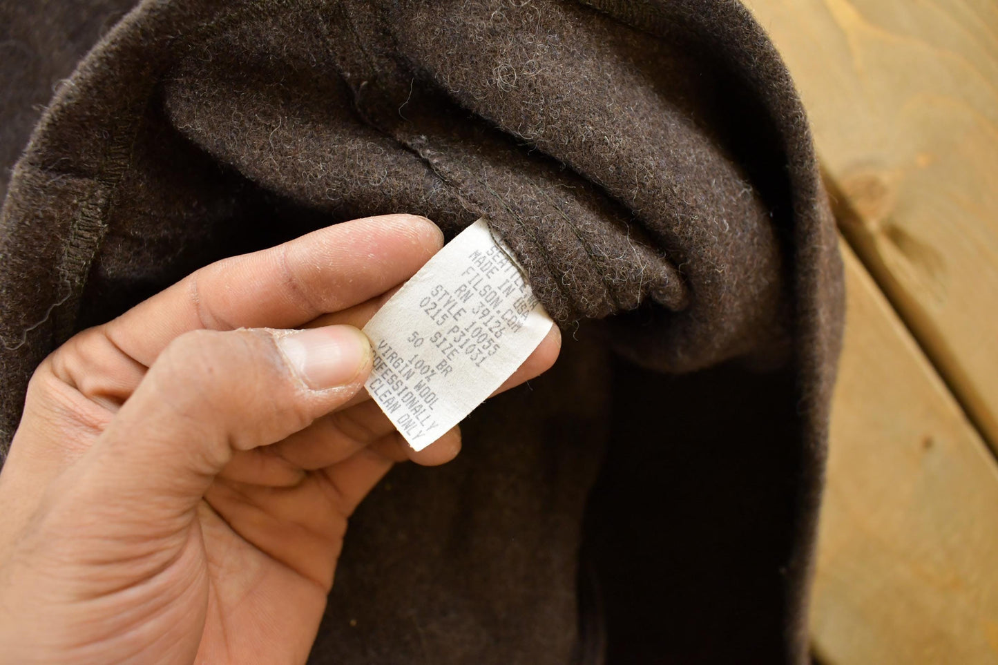 Vintage 1980s Filson Mackinaw Wool Cruiser Vest Men's XL from propervintagecanada