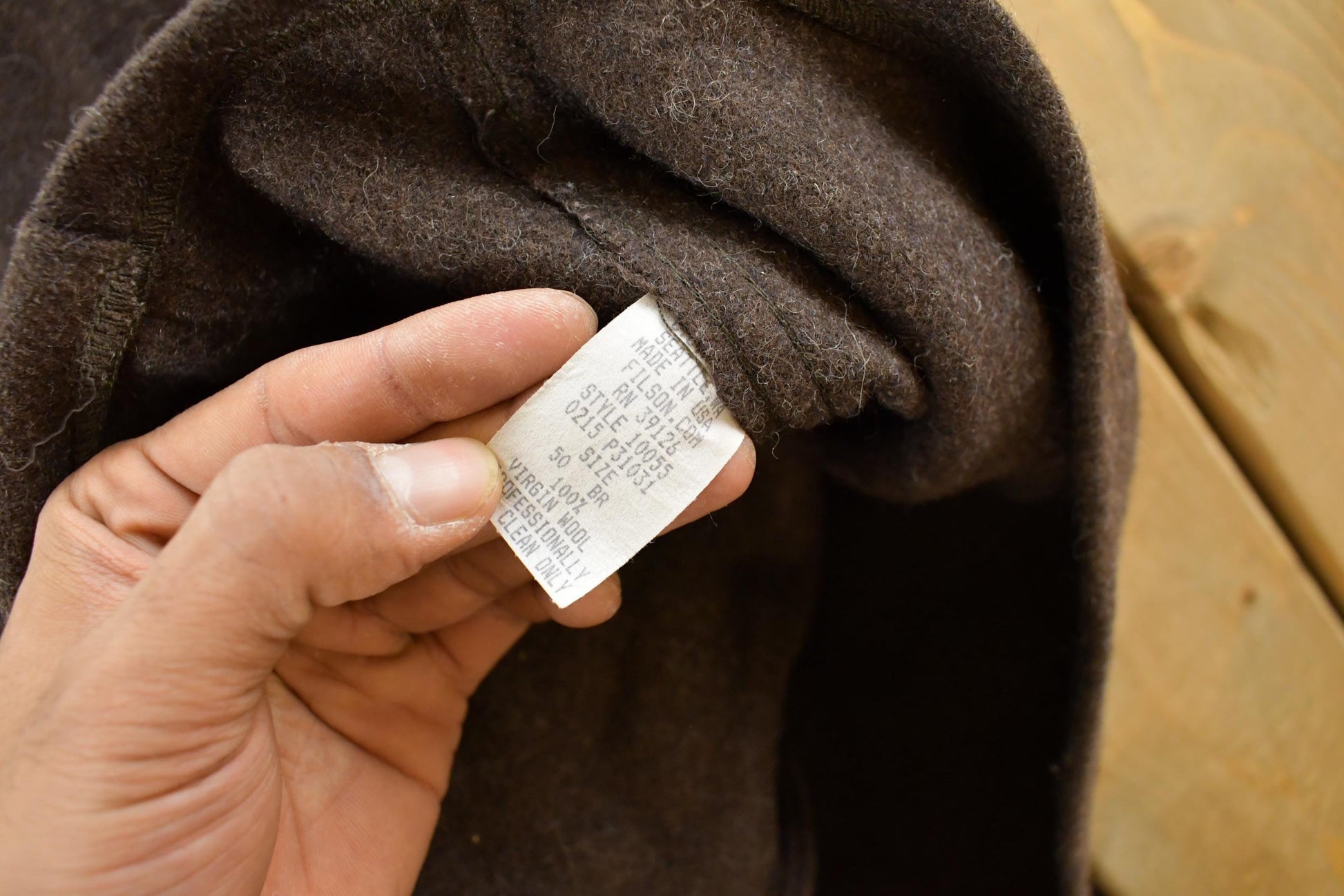 Vintage 1980s Filson Mackinaw Wool Cruiser Vest Men's XL from propervintagecanada