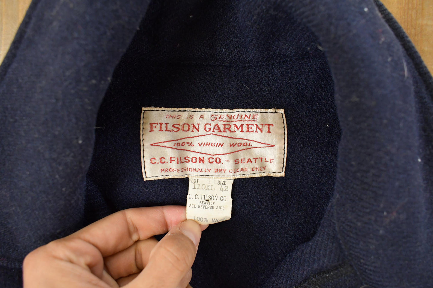 Vintage 1980s Filson Mackinaw Wool Cruiser Wool Jacket Men's Medium from propervintagecanada