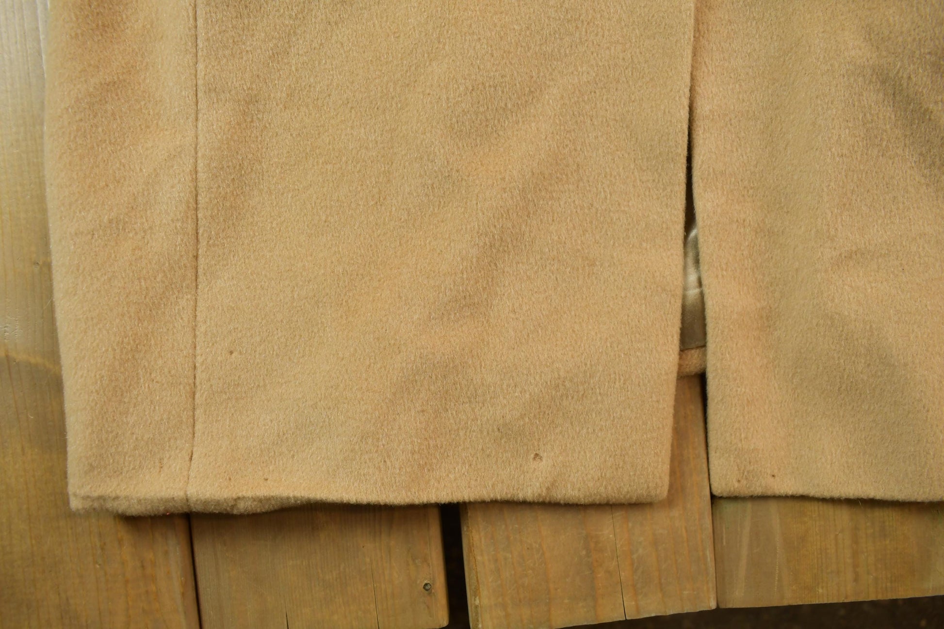 Vintage 1980s Fine Arts Wool Overcoat Men's XL from propervintagecanada