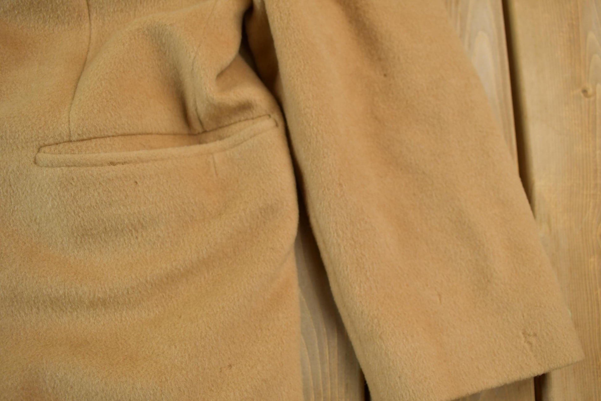 Vintage 1980s Fine Arts Wool Overcoat Men's XL from propervintagecanada