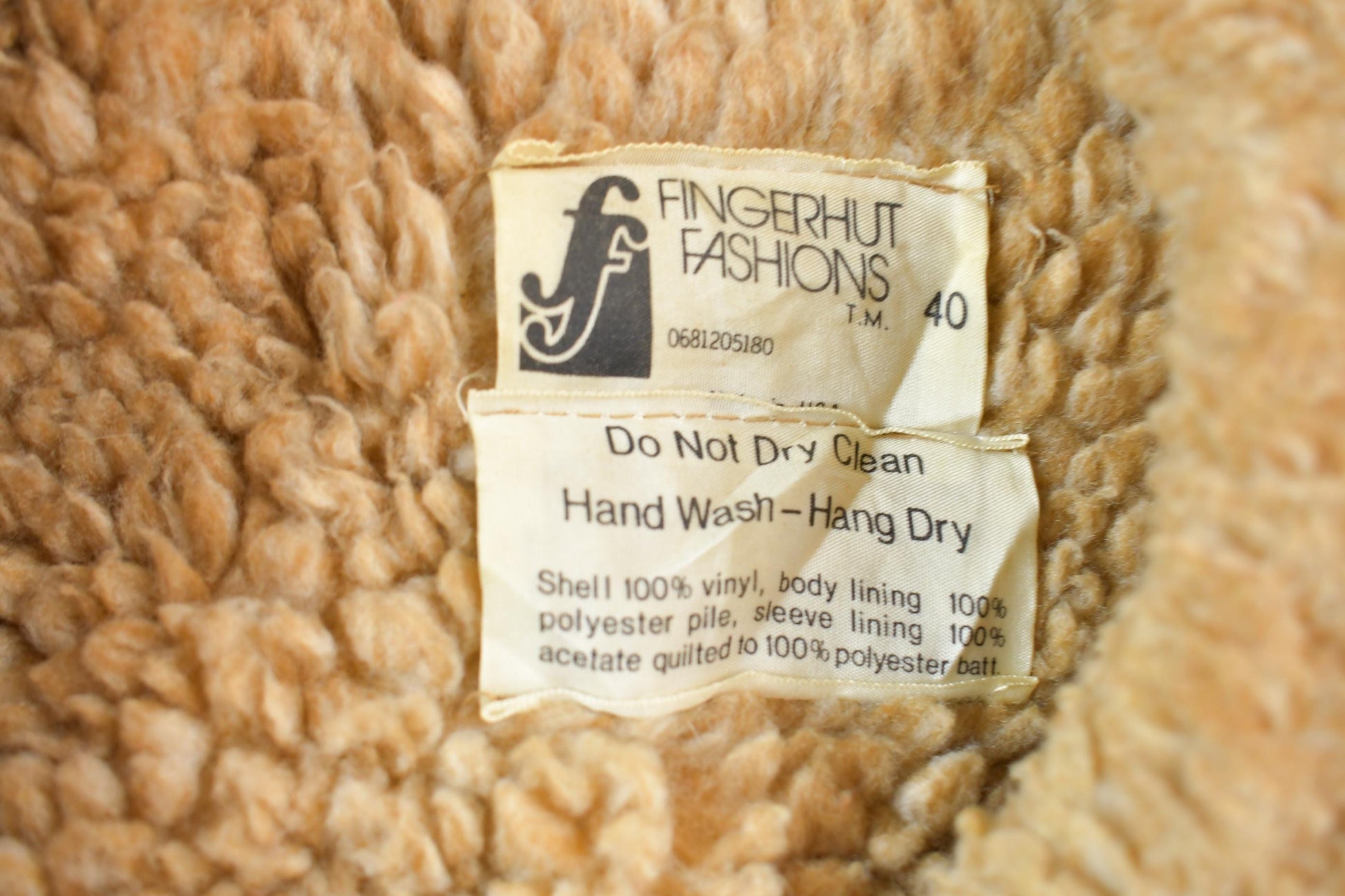Vintage 1980s Fingerhut Fashions Western Outdoor Wear Faux Shearling Jacket Men's Large from propervintagecanada