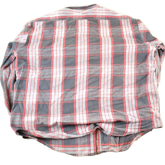 Vintage 1980s Five Brother Plaid Flannel Button Up Shirt Mens XL from propervintagecanada