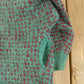 Vintage 1980s Floral Wool Mohair Knit Cardigan Sweater Women's XL from propervintagecanada