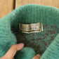 Vintage 1980s Floral Wool Mohair Knit Cardigan Sweater Women's XL from propervintagecanada