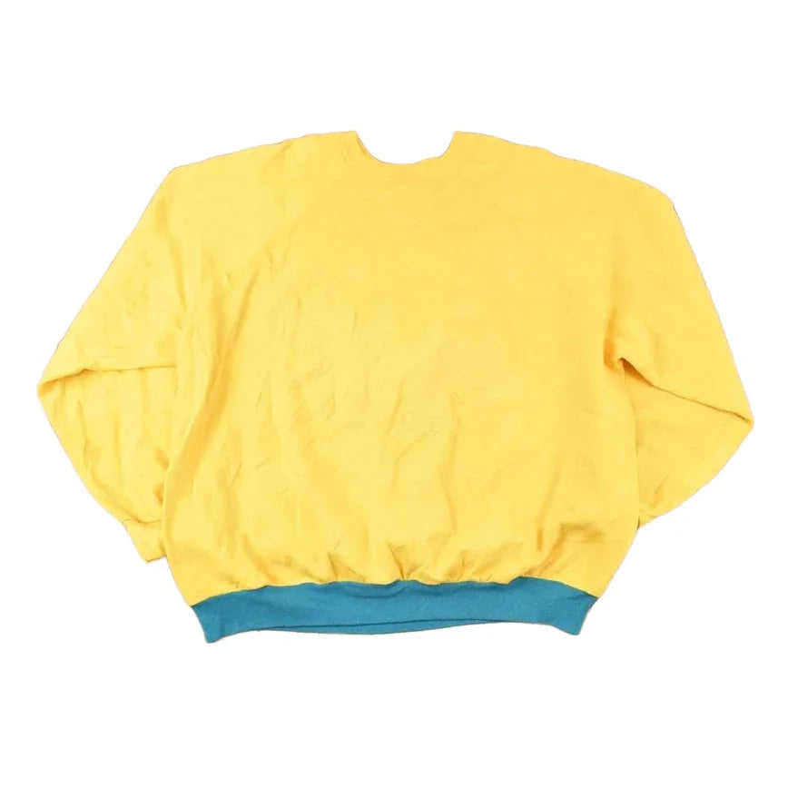 Vintage 1980s Florida sailboats Graphic Print Crewneck Sweatshirt Mens L from propervintagecanada