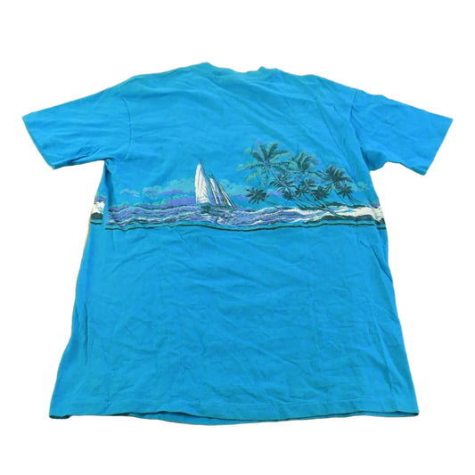 Vintage 1980s Fort Myers Brach Florida Theme Souvenir T-Shirt Men's M from propervintagecanada