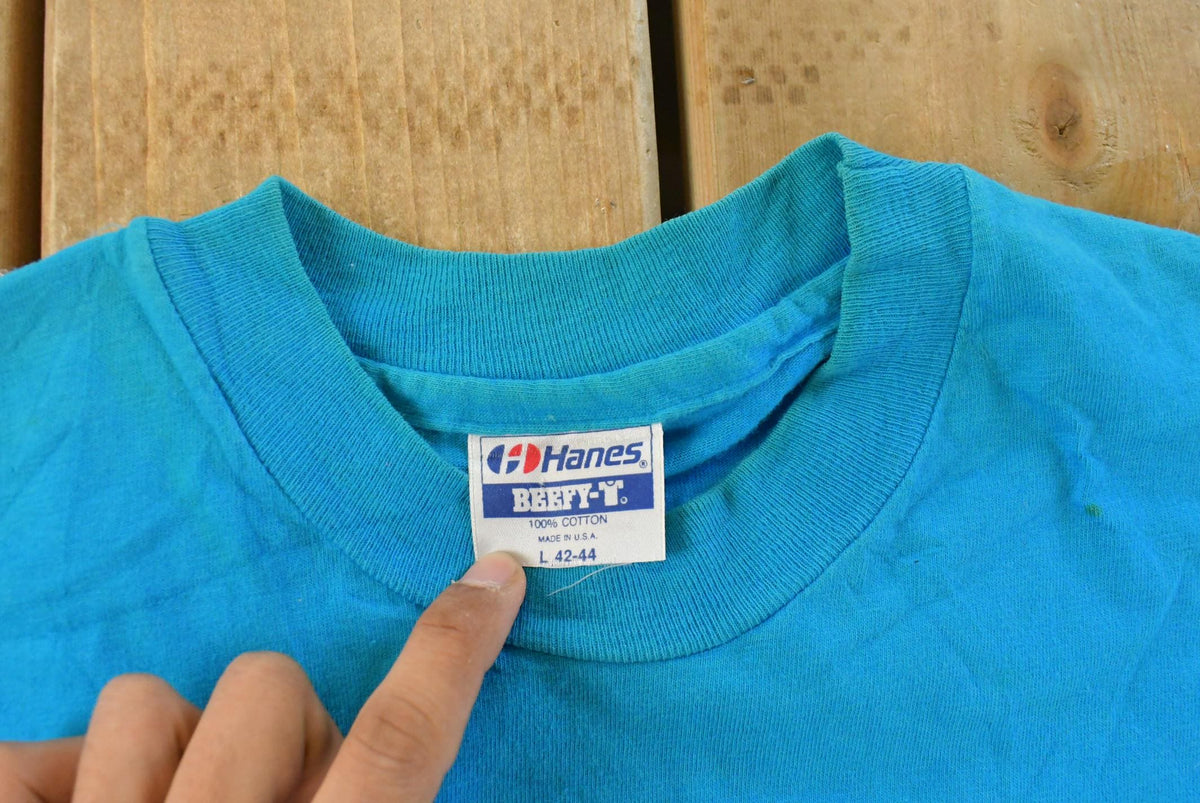 Vintage 1980s Fort Myers Brach Florida Theme Souvenir T-Shirt Men's M from propervintagecanada