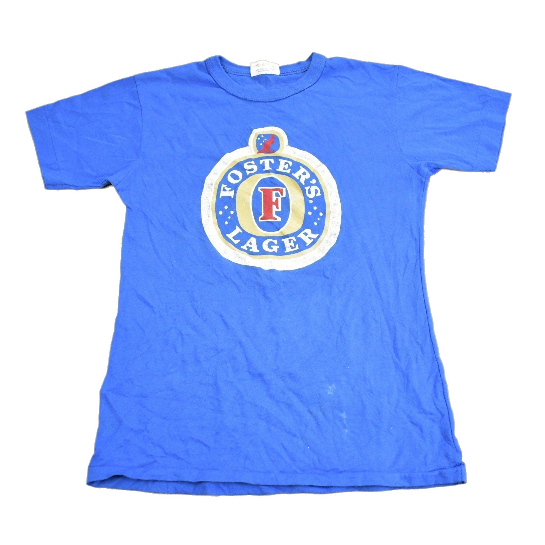 Vintage 1980s Fosters Lager Graphic T Shirt Men's XS from propervintagecanada