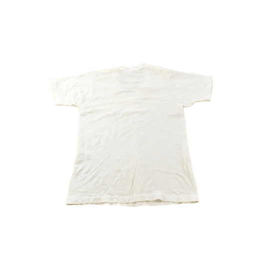 Vintage 1980s Fruit of the Loom Blank V-Neck T-Shirt Men's Small from propervintagecanada