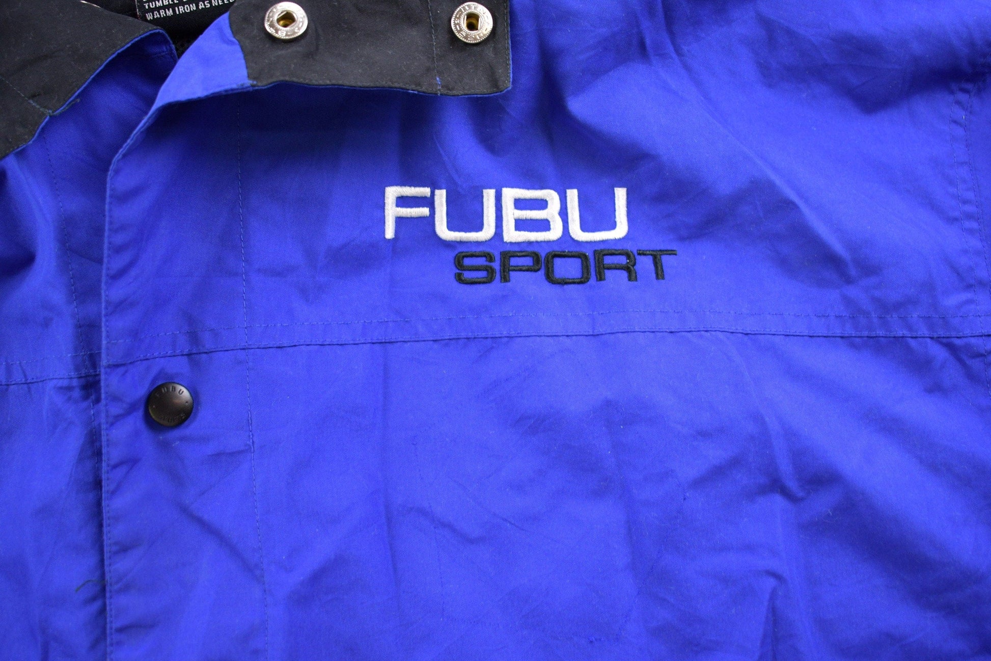 Vintage 1980s Fubu Sport Windbreaker Jacket Men's XL from propervintagecanada