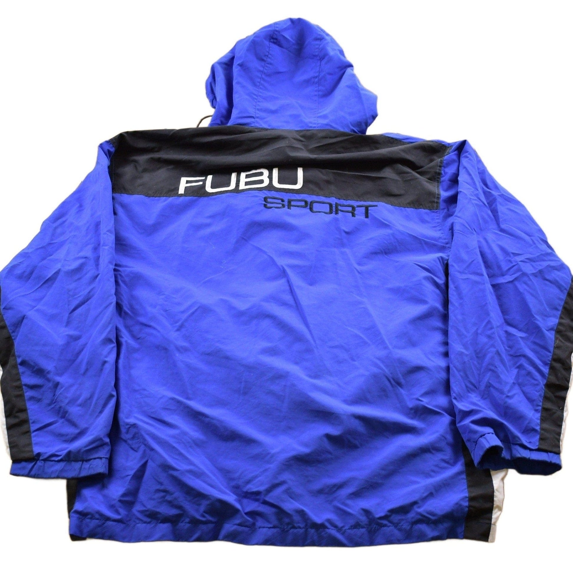Vintage 1980s Fubu Sport Windbreaker Jacket Men's XL from propervintagecanada